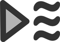 symbol for flow - liquid, gases, air