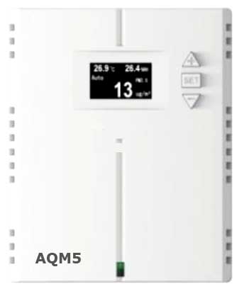 Air Quality Monitor for PM2.5, PM 10.0, CO2, TVOC, Temperature, Humidity measurement